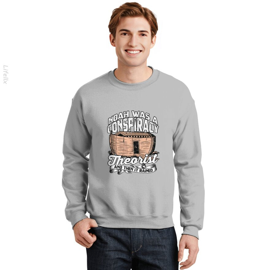 Conspiracy Theorist Theory Science Fiction Sweatshirt By @Silviaro