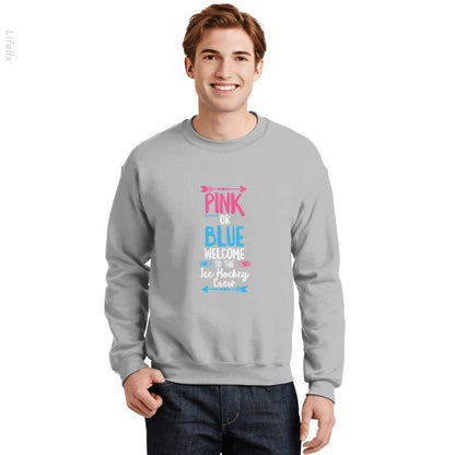 Gender reveal cita voor hockey Sweatshirt door @Silviaro