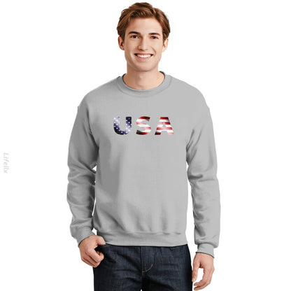 The Independence Day USA Sweatshirt By @Breez