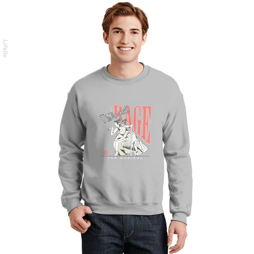 Female Rage - De Musical Sweatshirt door @Silviaro