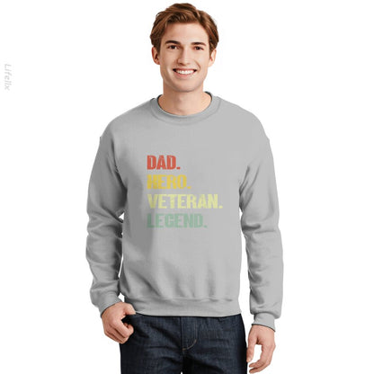 Veteran Vets Dad hero veteran Sweatshirt By @Baloshiya