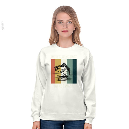 Angeln Papa Hobby Outdoor Vintage Sweatshirt von @Silviaro