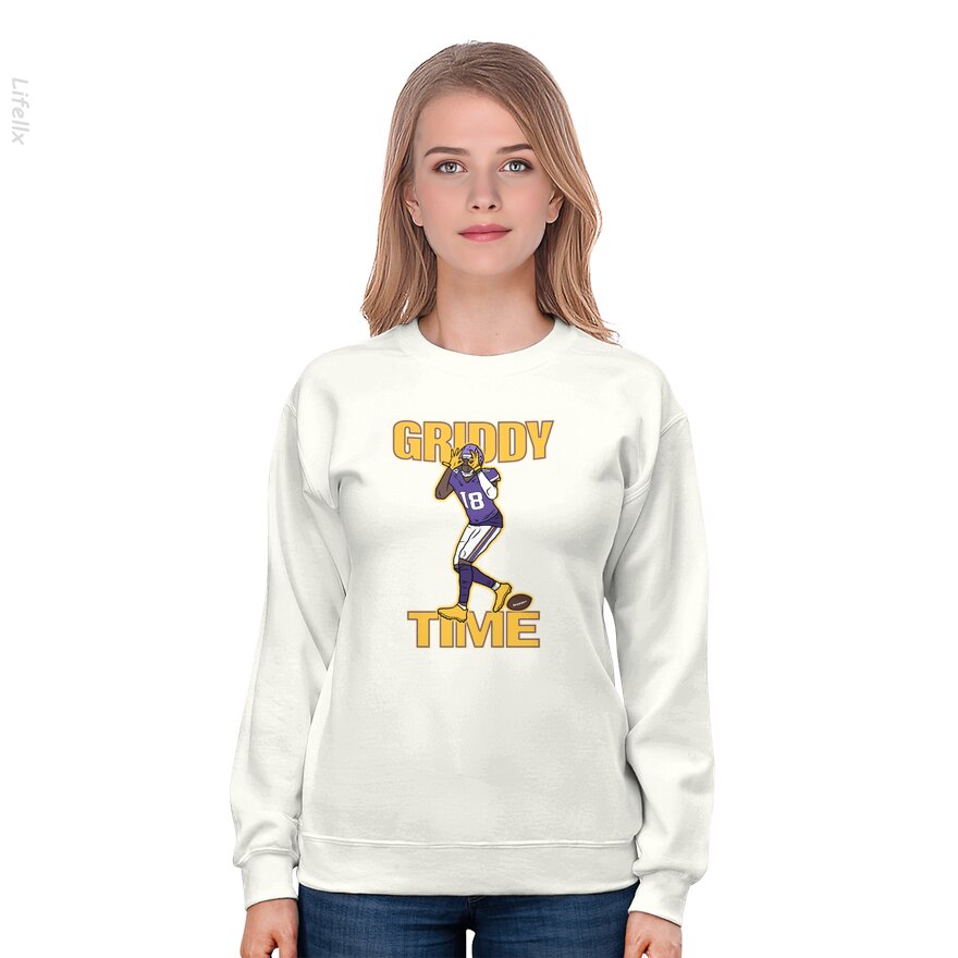 T-shirt pour jeunes Jefferson Griddy Time | Vikings | Justin Sweat-shirt par @Silviaro