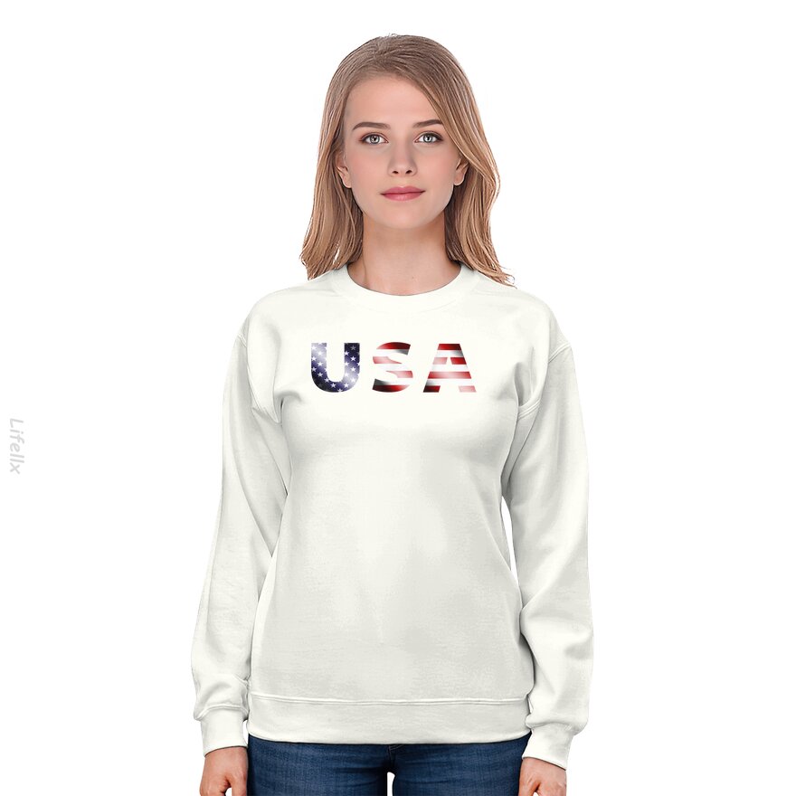 The Independence Day USA Sweatshirt By @Breez