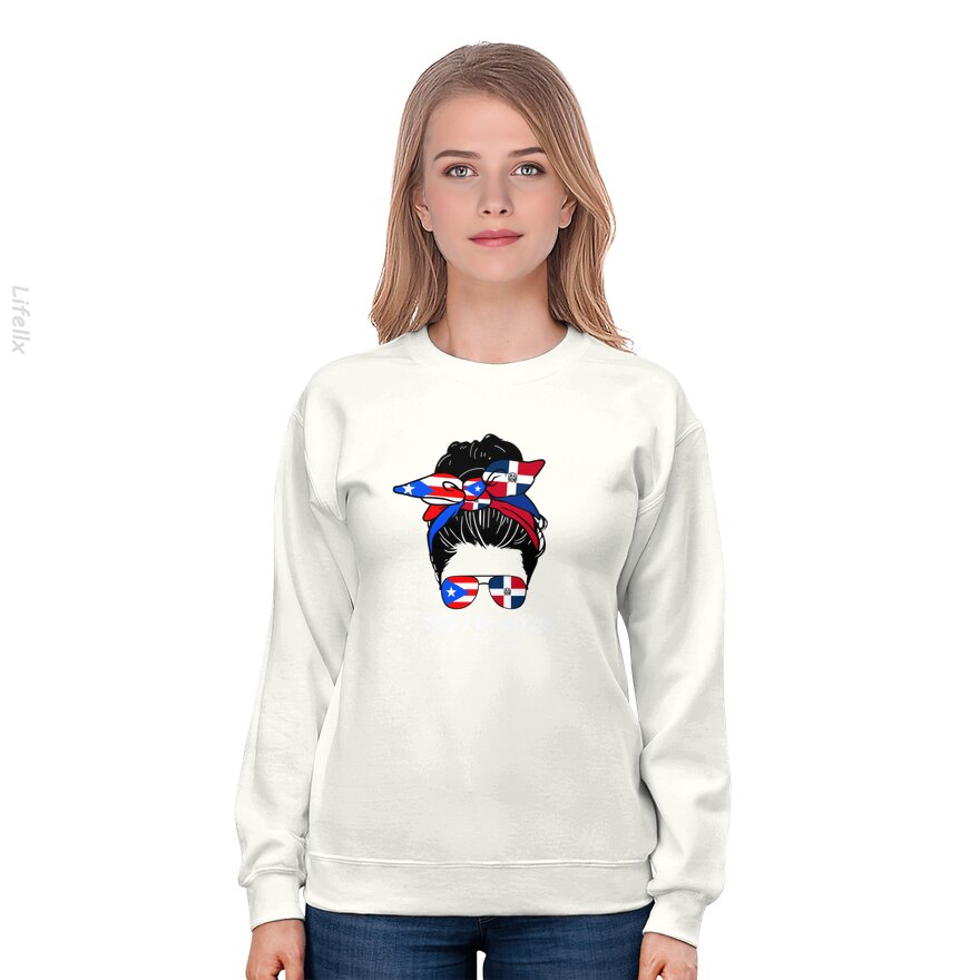 Dominikanisches Mädchen Sweatshirt von @Breez