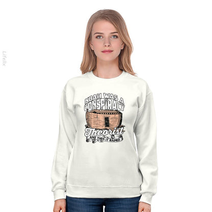 Conspiracy Theorist Theory Science Fiction Sweatshirt By @Silviaro