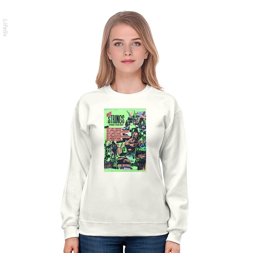 Billy Strings Spring Tour 2024 Tour poster Sweatshirt By @Breez