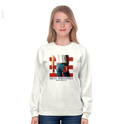 Bruce Springsteen USA Album Rock Sweatshirt von @Silviaro