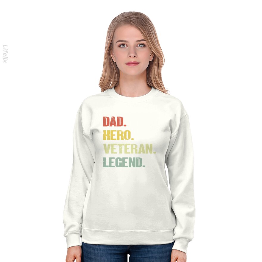 Veteraan Papa held veteran Sweatshirt door @Baloshiya