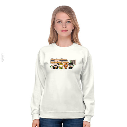 Breaking Park - Breaking Bad Sweatshirt By @Silviaro