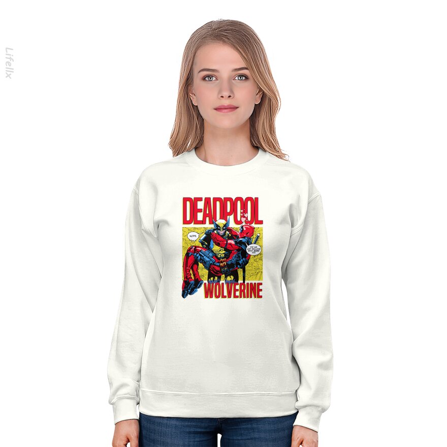 Deadpool 3 Wolverine Meilleur Bubs Couverture Sweat-shirt par @Silviaro