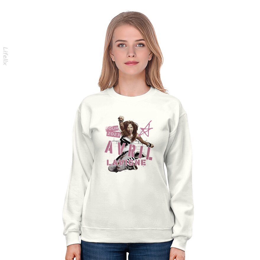 Vintage Tour 2003 van Avril Lavigne Sweatshirt door @Harold