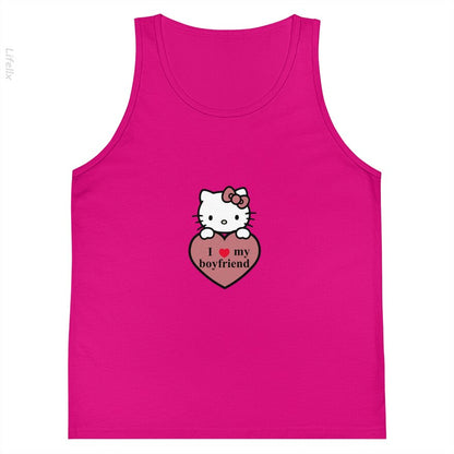 Hello Kitty Ik hou van mijn vriend Mouwloze shirts door @Breez