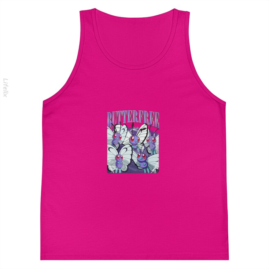 Butterfree Pocket Monster Vintage Tank Top By @Silviaro