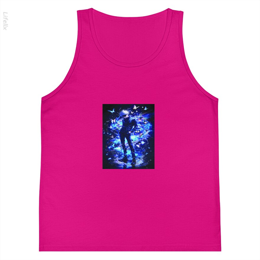 Satoru Gojo Jujutsu Tanktops von @Silviaro