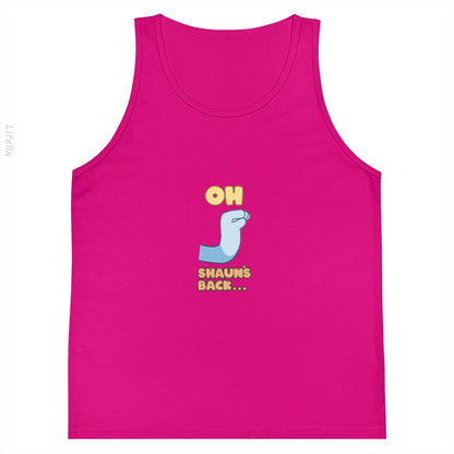 Oh, Shaun's Back Tank Tops By @Silviaro