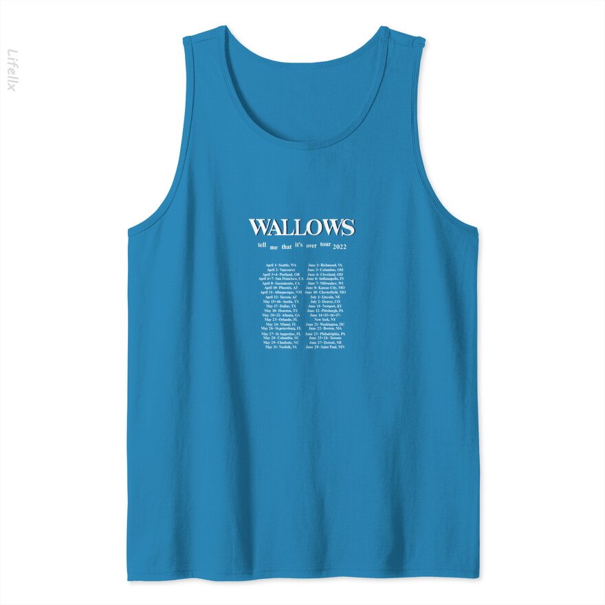 Wallows Tour, Wallows Tell Me That It's Over Tank Top By @Silviaro