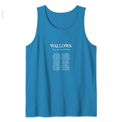 Wallows-Tour, Wallows sag mir, dass es vorbei ist Tanktop von @Silviaro