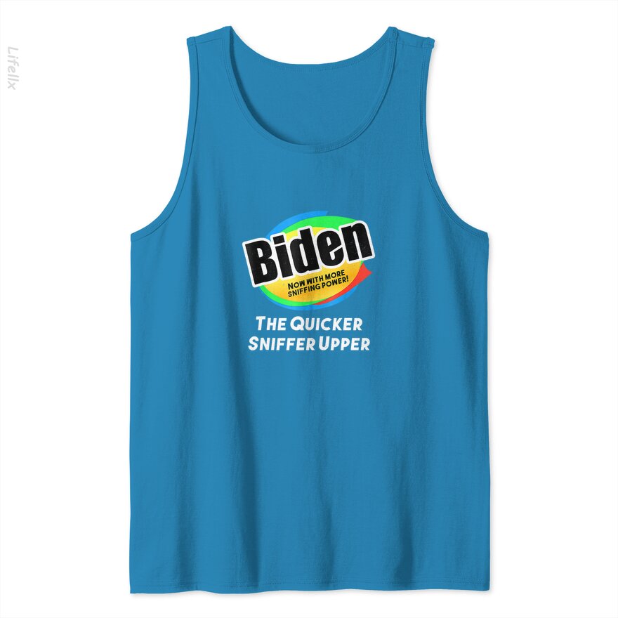 Biden Nu Met Meer Snufkracht Mouwloze shirts door @Breez