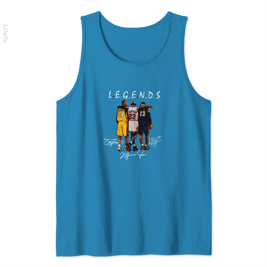 Kobe Bryant und LeBron James – Legendenfreunde Tanktop von @Silviaro