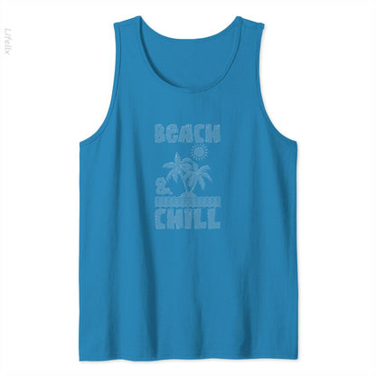 Summer Holiday Beach and chill summertime summer vibes Tank Tops By @Silviaro