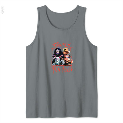 Casa de diversión de luciérnagas de Bray Wyatt negro Camisetas sin mangas por @Silviaro