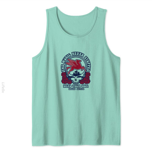 Dead And Company DALLAS 1TEXAS Tour Tank Tops By @Silviaro