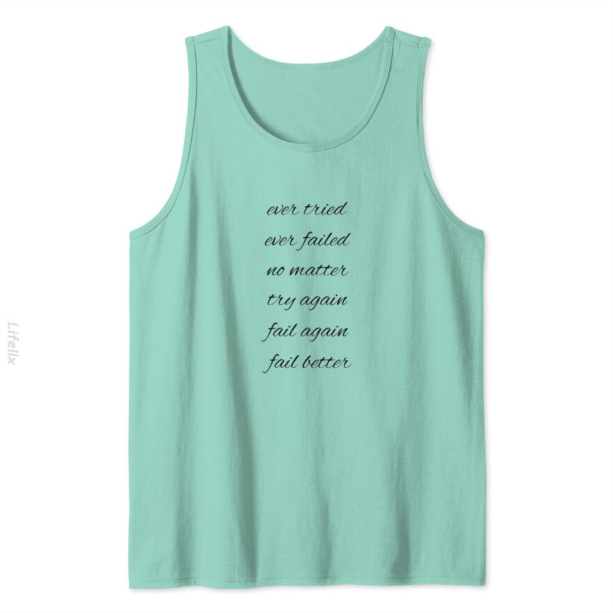 Samuel Beckett motive Tank Tops By @Breez