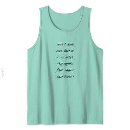 Samuel Beckett motive Tank Tops By @Breez