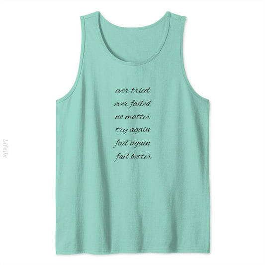 Samuel Beckett motive Tank Tops By @Breez