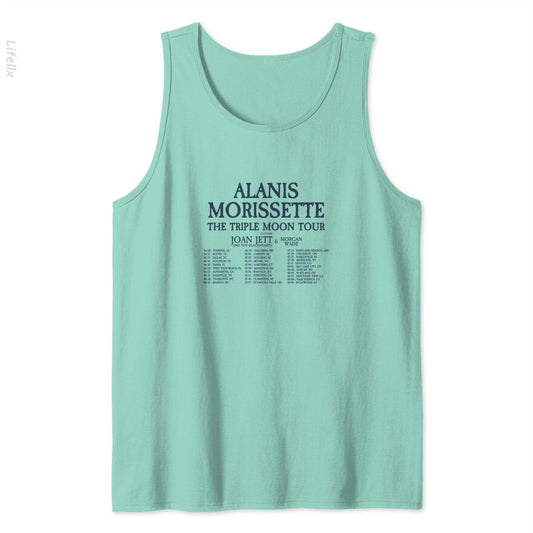 Alanis Morissette The Triple Moon Tour 2024 Dates Tank Top By @Silviaro