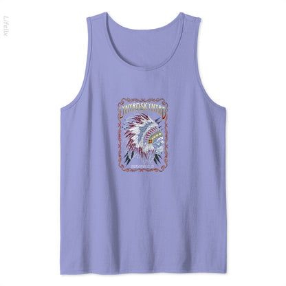 Lynyrd Skynyrd Indian Skeleton Tank Tops By @Breez