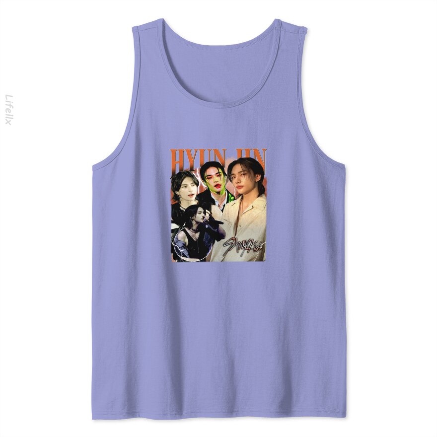 Limited Hyunjin Stray Kids Vintage Tank Tops By @Breez