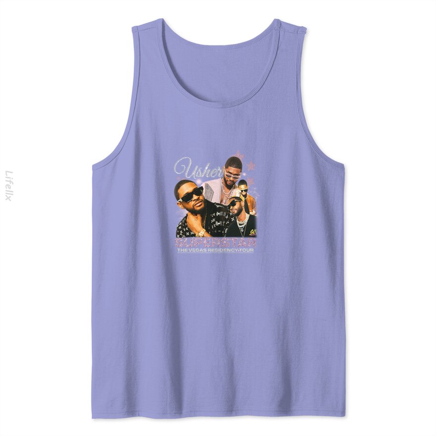 Rapper Usher, Vintage Usher 90s Tank Tops By @Silviaro