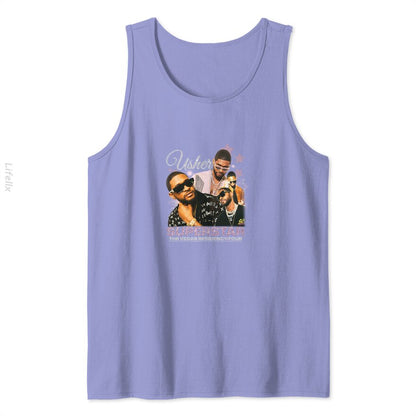 Rapper Usher, Vintage Usher 90s Tank Tops By @Silviaro