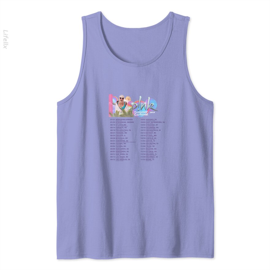 Pink Singer Summer Carnival 2024 Tour Tank Top By @Breez