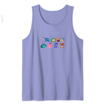 It's Okay To Feel All The Feels, Inside Out Tank Tops By @Silviaro