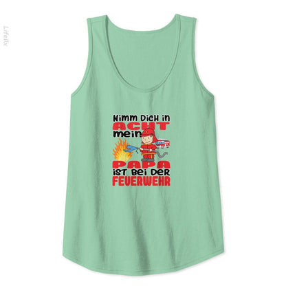 Fire department daddy beware Tank Tops By @Silviaro