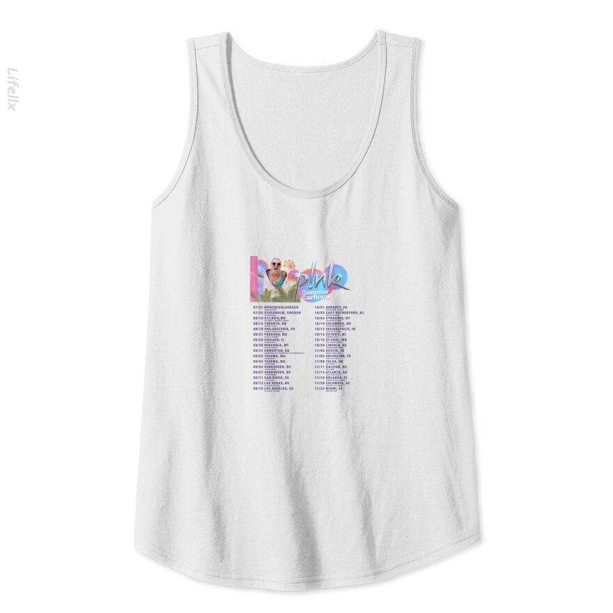 Pink Singer Summer Carnival 2024 Tour Tank Top By @Breez