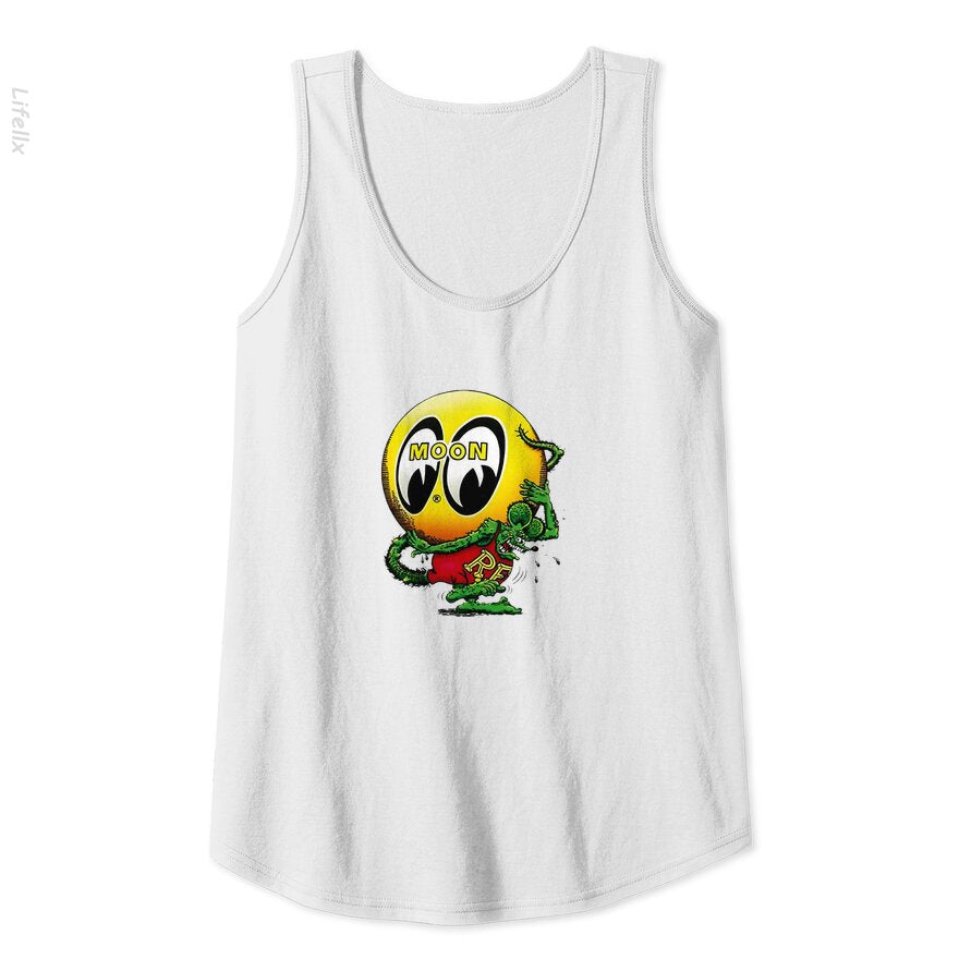 Mooneyes and Rat Tank Top By @Breez