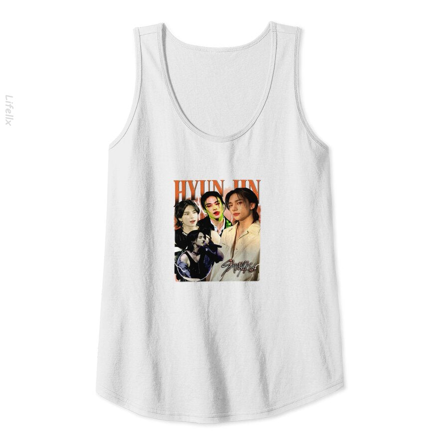 Limited Hyunjin Stray Kids Vintage Tank Tops By @Breez