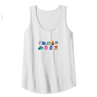 It's Okay To Feel All The Feels, Inside Out Tank Tops By @Silviaro