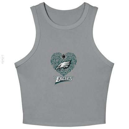 Corazón de Philadelphia Eagles Camisetas sin mangas por @Silviaro