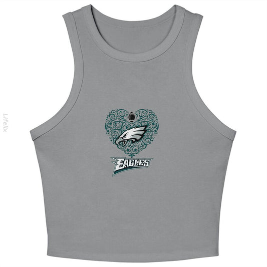 Hart van Philadelphia Eagles Mouwloze shirts door @Silviaro