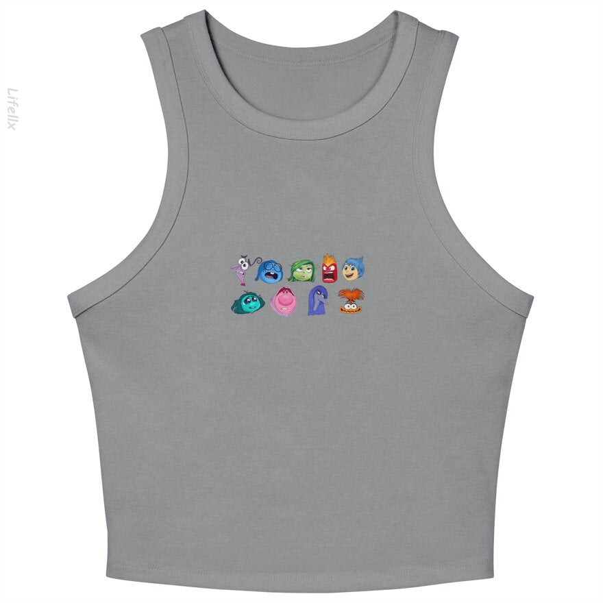 It's Okay To Feel All The Feels, Inside Out Tank Tops By @Silviaro