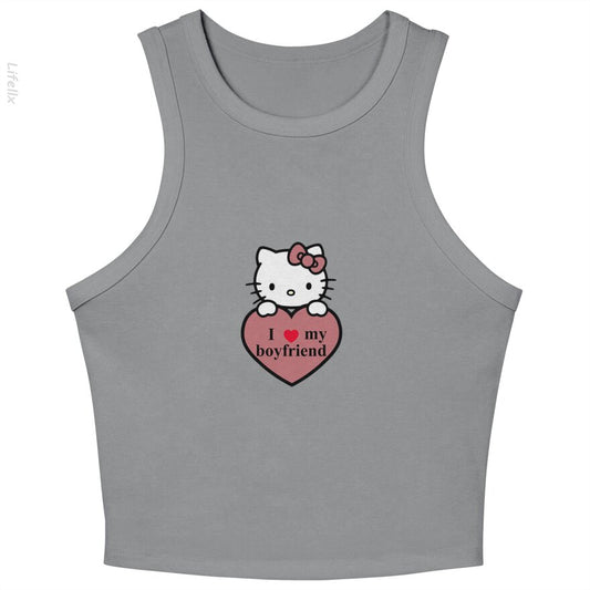 Hello Kitty J’aime Mon Copain Débardeurs par @Breez