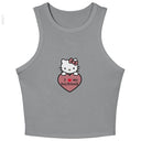 Hello Kitty Ik hou van mijn vriend Mouwloze shirts door @Breez