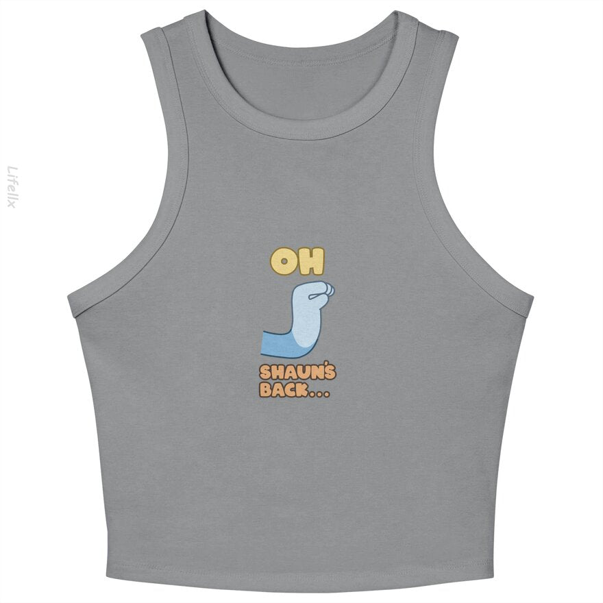 Oh, Shaun's Back Tank Tops By @Silviaro