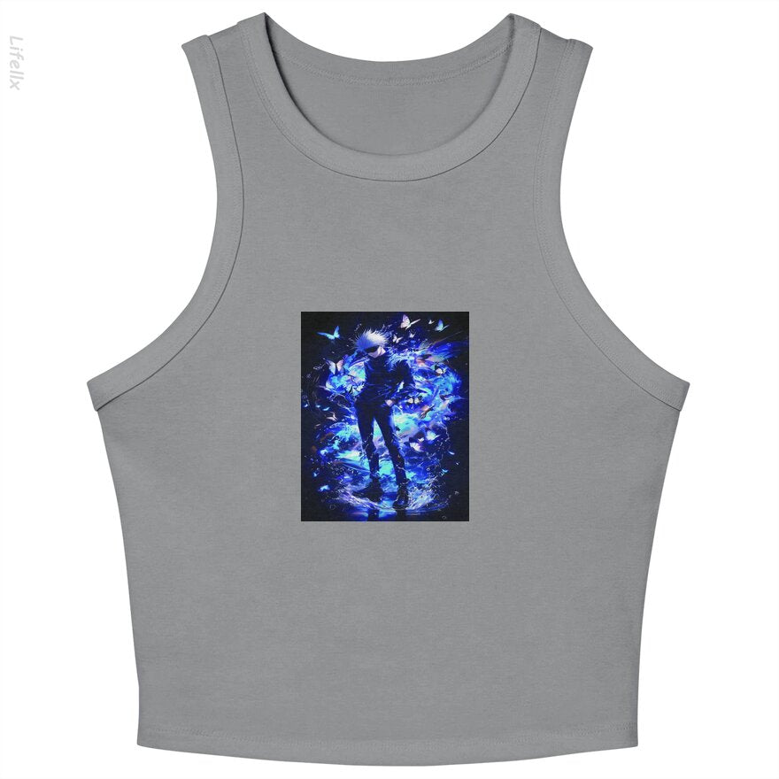 Satoru Gojo Jujutsu Tanktops von @Silviaro