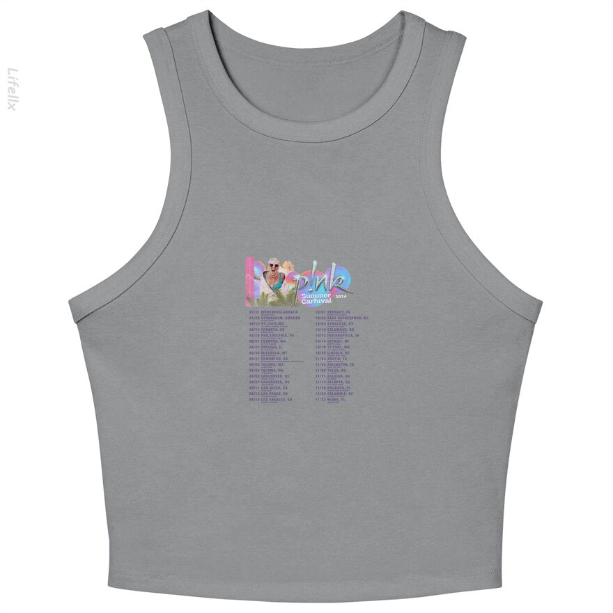 Pink Singer Summer Carnival 2024 Tour Tank Top By @Breez